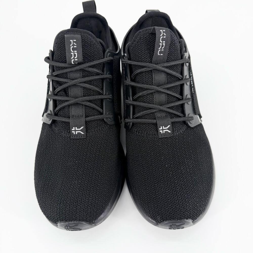 KURU ATOM Waterproof Women's 8 M Jet Black Plantar Fasciitis Walking Shoes NWOB